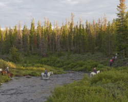 The Wind River Flows Through Triangle C Ranch